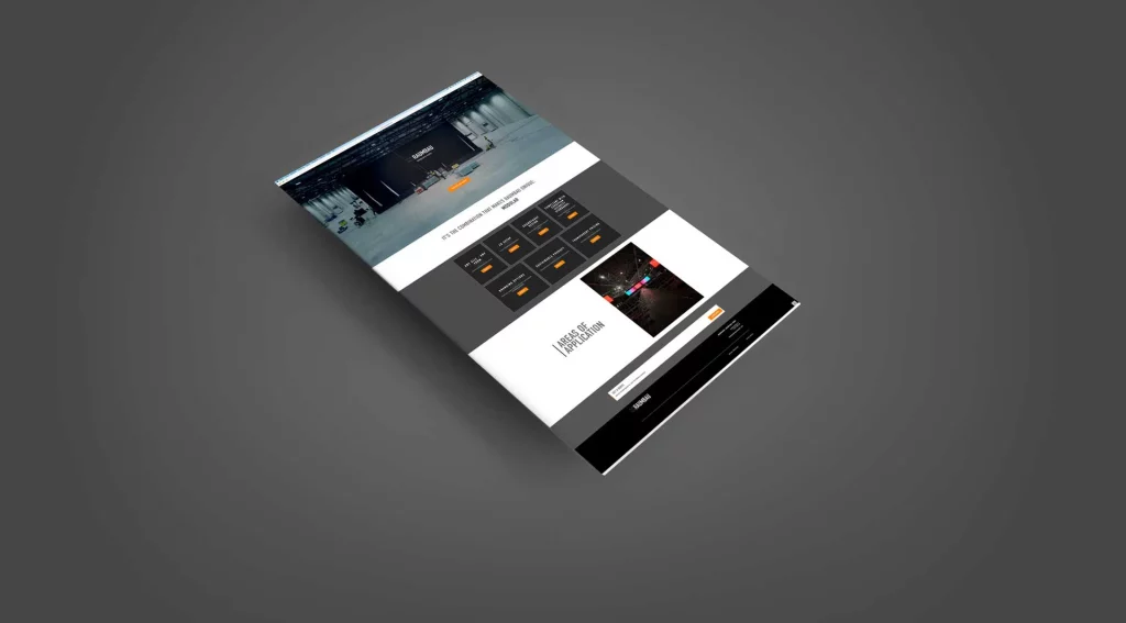 Referenzen: B2B-Landingpage für innovative temporäre Raumsysteme